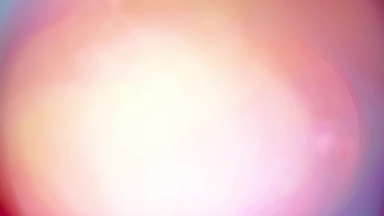 Abstract Colorful Light Leak Transition with Lens Flare