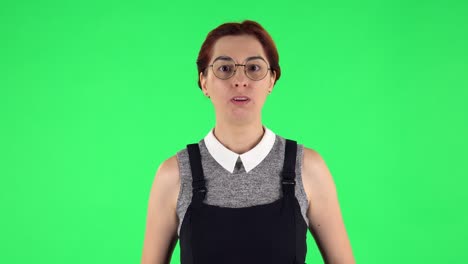 woman expressing frustration