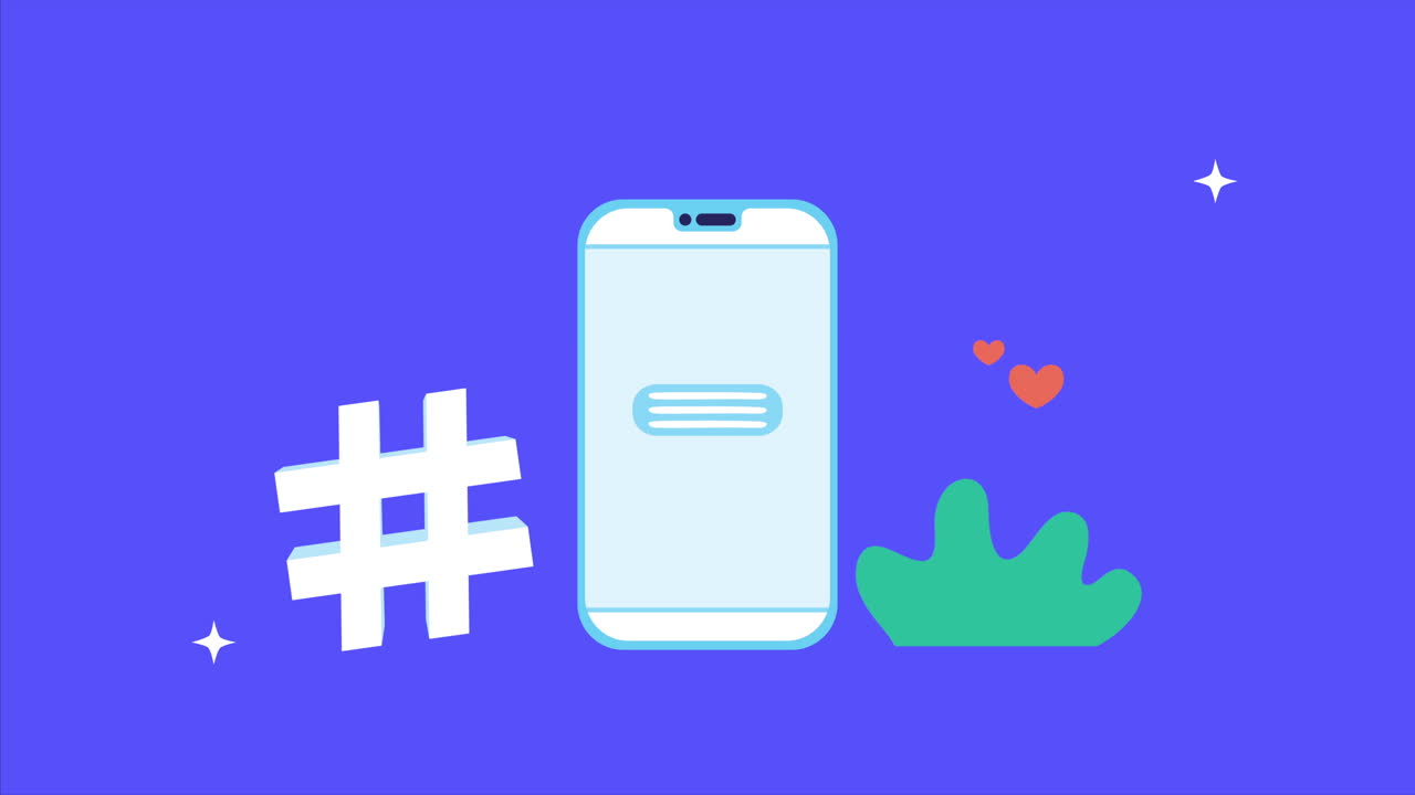 smartphone con icone social media