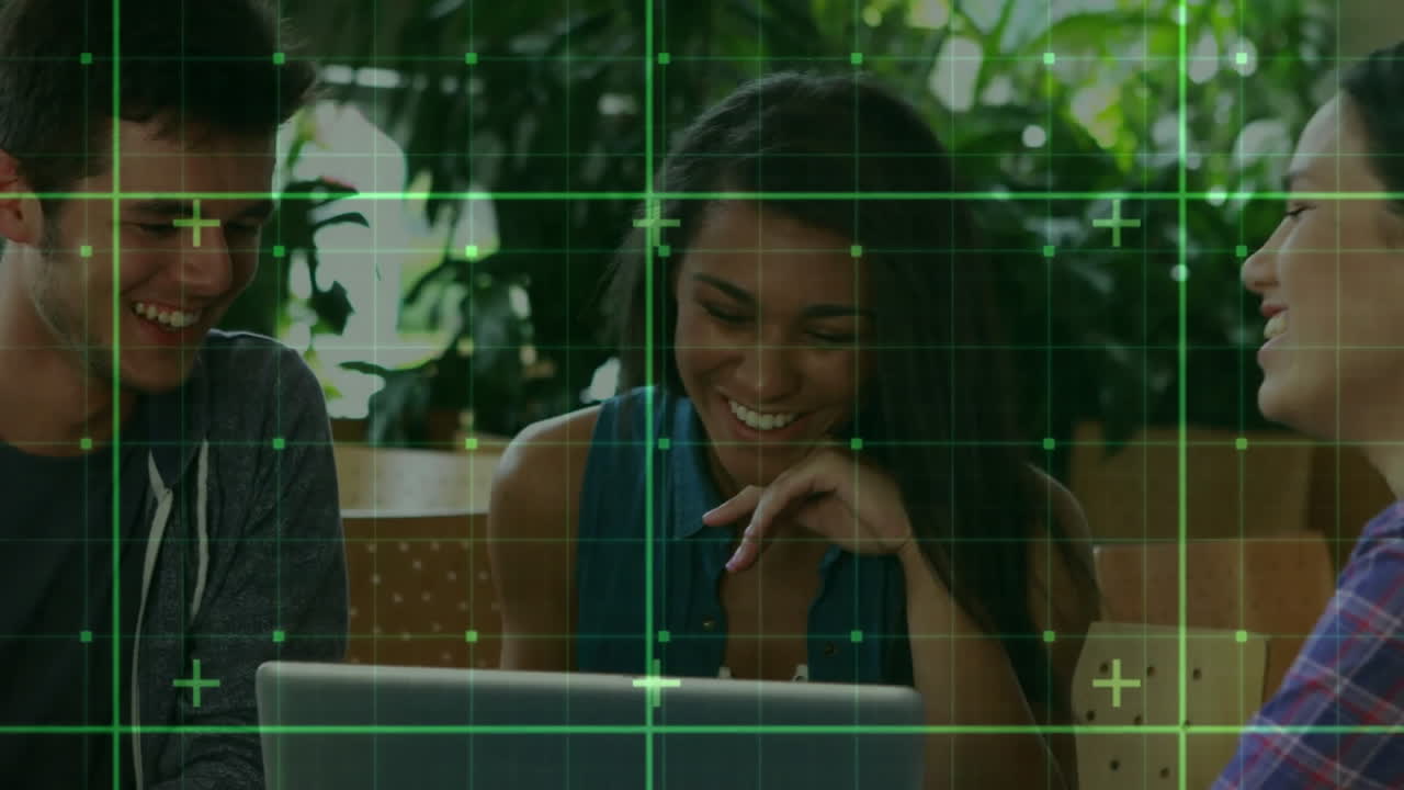 Animation of data processing over diverse students