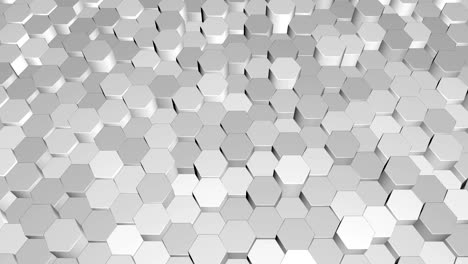 abstract hexagonal 3d motion background.