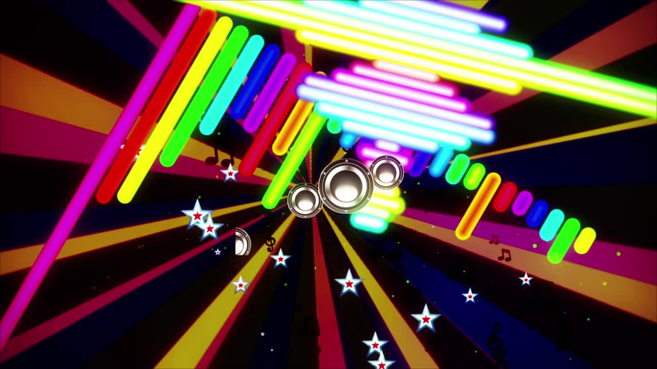 음악 스트럼 빈티지 vj 루프