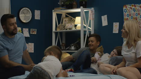 family time in the bedroom
