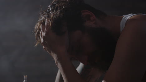 a man in distress