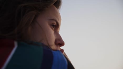 Young-woman-looking-thoughtful