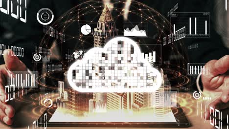 conceptual cloud computing and data storage technology for future innovation