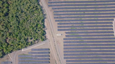 instalación de paneles solares para energía verde renovable