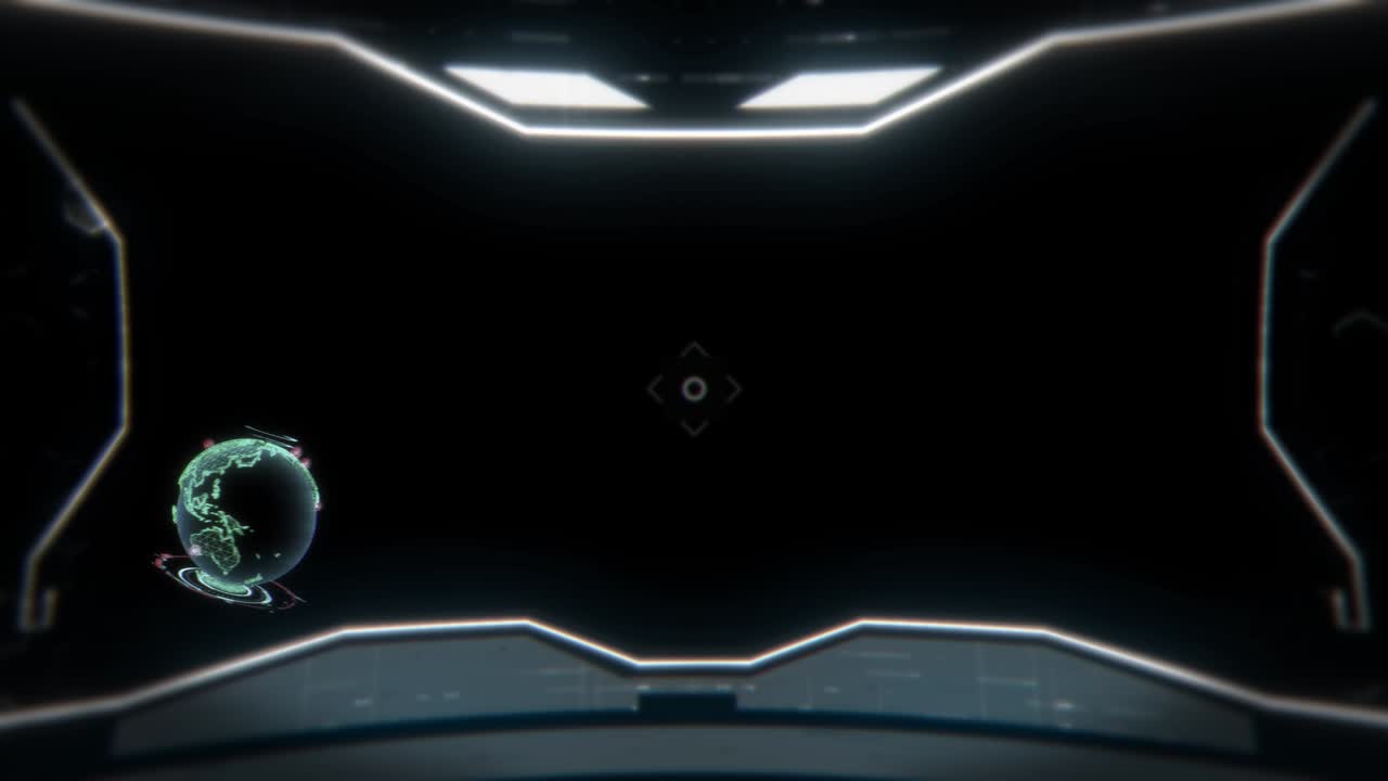 세계 지도를 배경으로 한 연기 수류탄을 스캔하는 시스템 - 그래픽