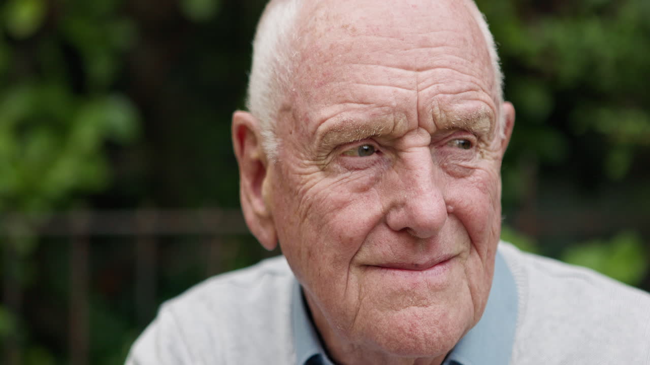 retrato de un hombre anciano