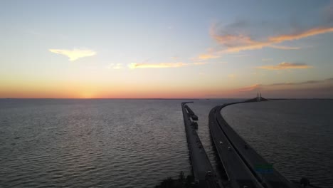 aerial view of amazing tampa bay tourist destination