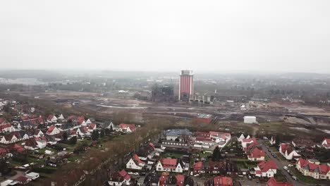 kamp, lintfort, coal, mine, demolition, dead, german, coal, industry, broken, mining, bird, view