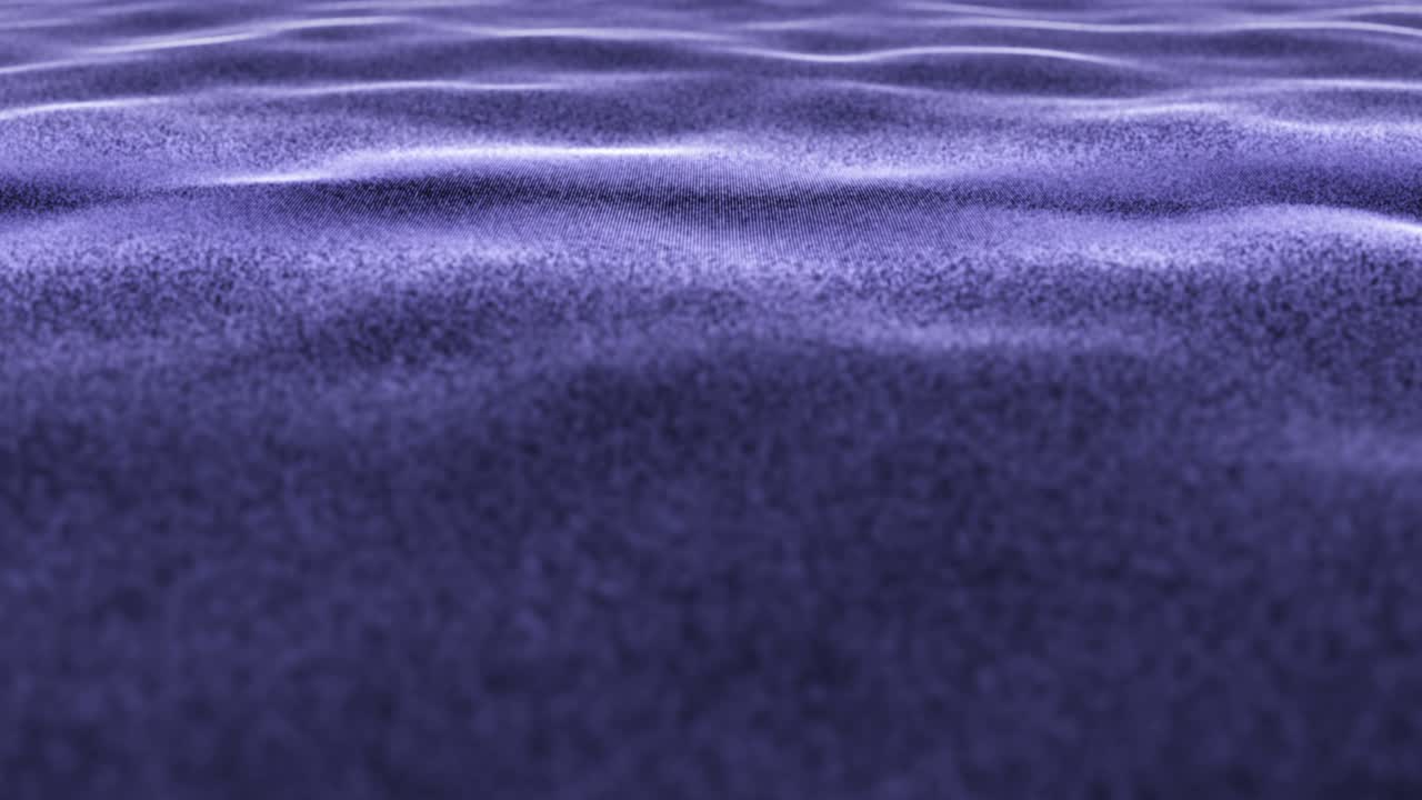 drapeau violet, fond de tapis textile, caméra fixe, boucle