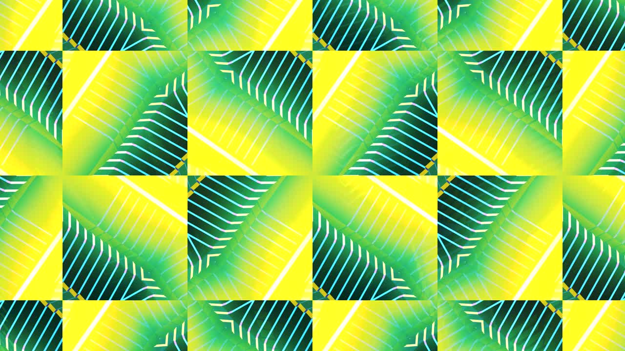 kaleidoscopio en movimiento. gráficos en movimiento de 4k