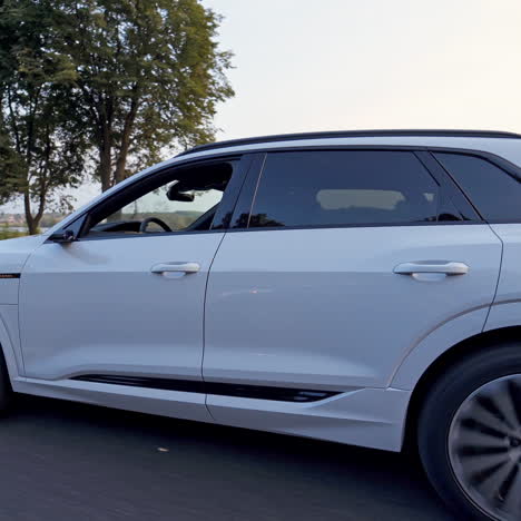 audi e-tron sportback concept four wheel drive electric suv. presentation of a new car model