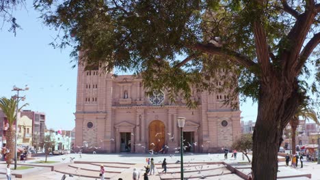 tacna cathedral peru 2022 drone flight