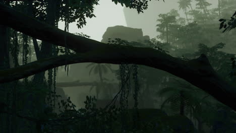 el misterioso paisaje de la jungla