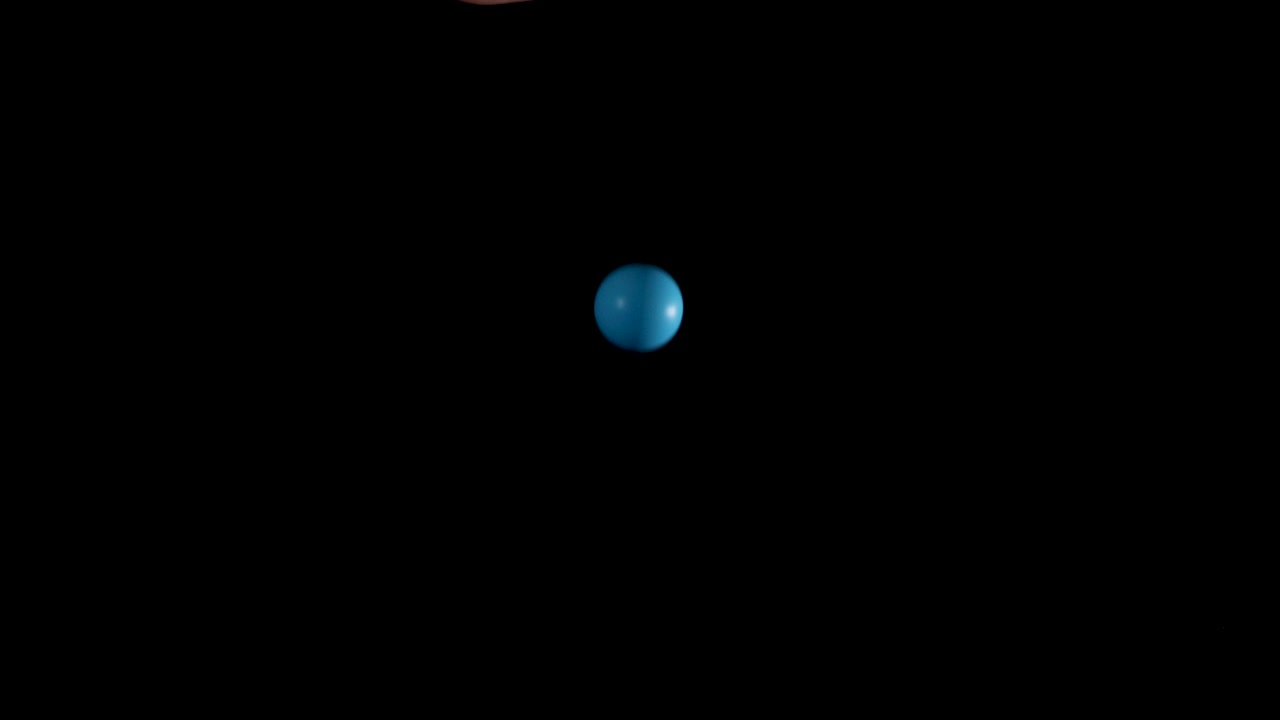 Palline blu che rimbalzano su uno sfondo nero