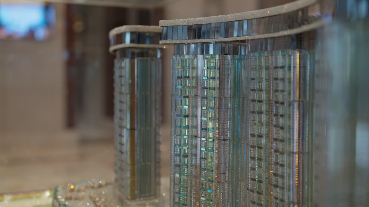 도시 거리, 마천루, 건물 의 배열