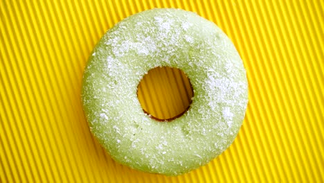 doughnut glazed close-up.