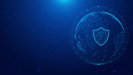 shield icon cyber security secure network shield illustrating concepts of data protection on a