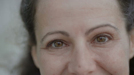 cropped shot of female face with beautiful eyes.