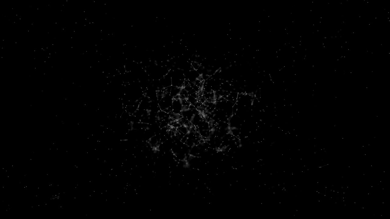 추상적인 이동 디지털 의학 과학 플렉서스 사슬