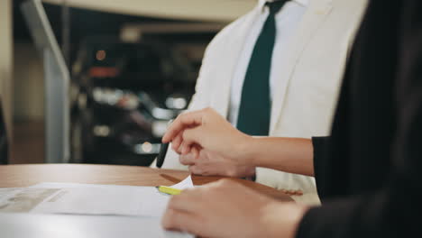 car dealership transaction