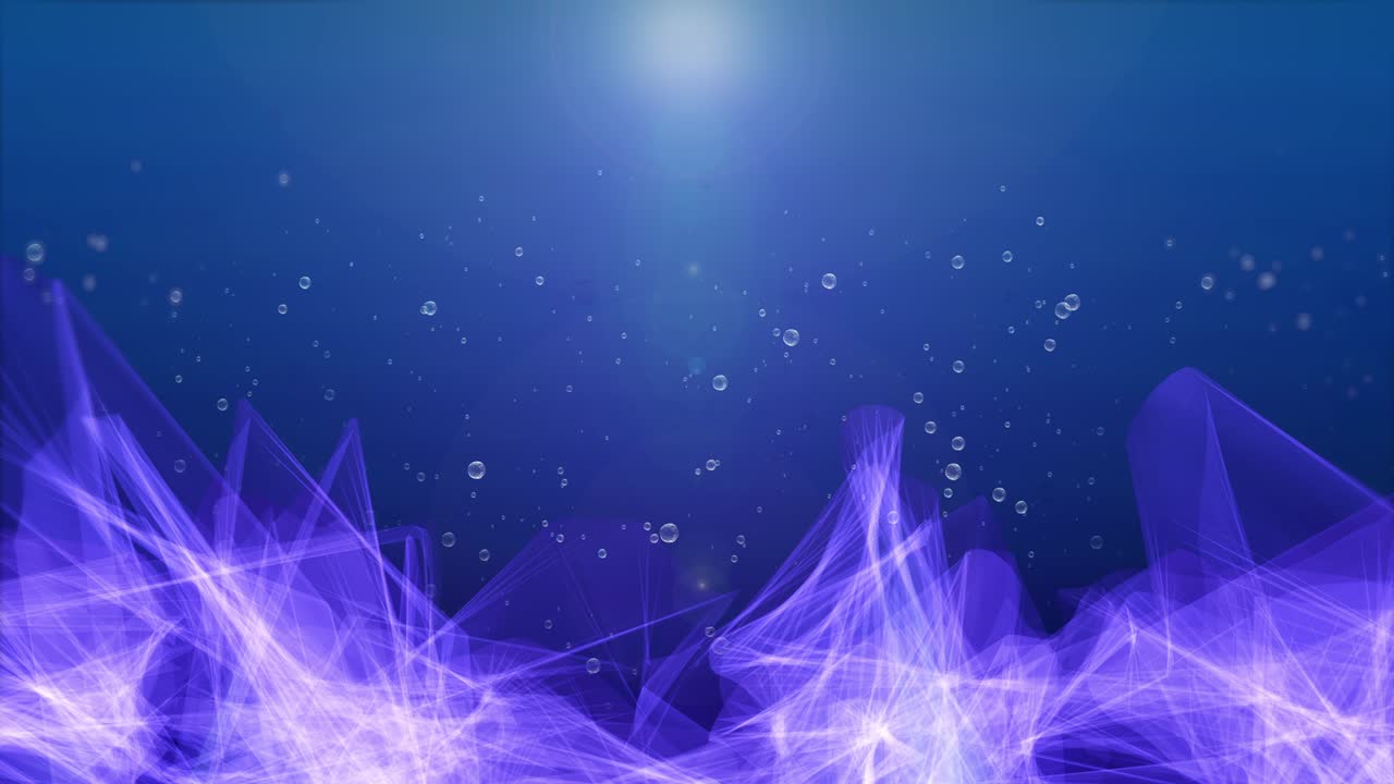 Futuristic Beautiful 4K Footage Particle Of Star Rain Falling To Ground.