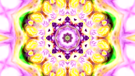 movimiento de fondo de kaleidoscopio abstractamente colorido