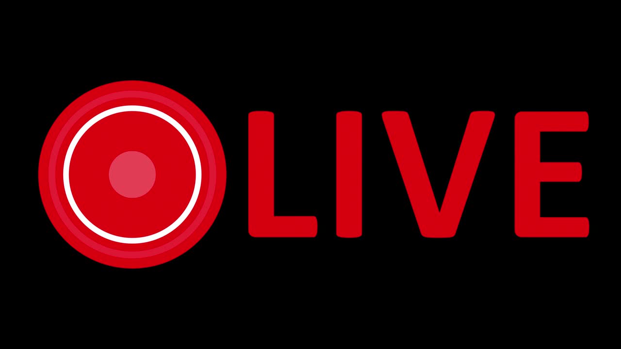 Live streaming ikon-animation