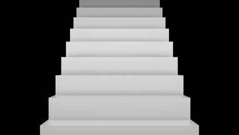 many stairs, 3d rendering backdrop with staircases, computer generated background