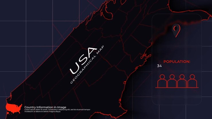 USA Geographical Map and Information