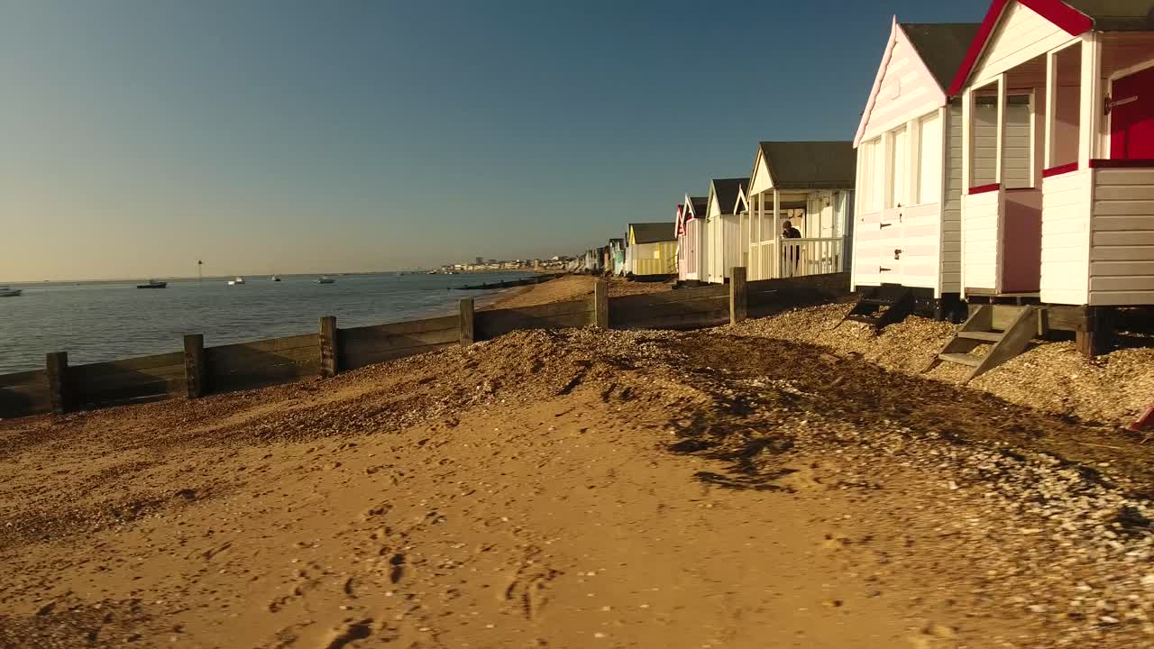 4K droneflyvning over Sydøst Essex kyst.