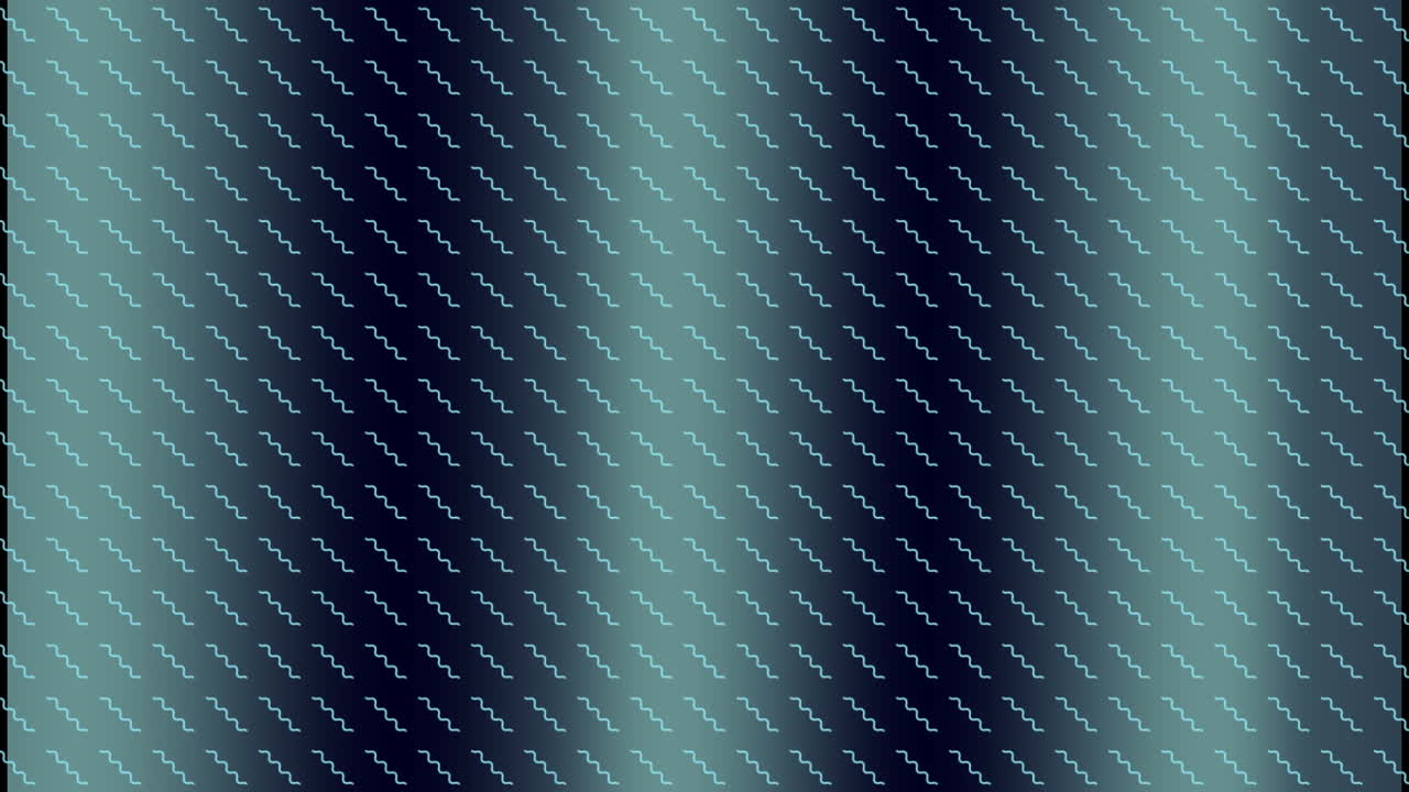 Animation of shapes over black background