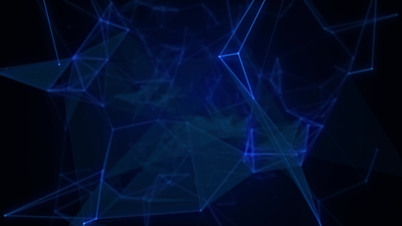 fondo de red azul bucle de 4k