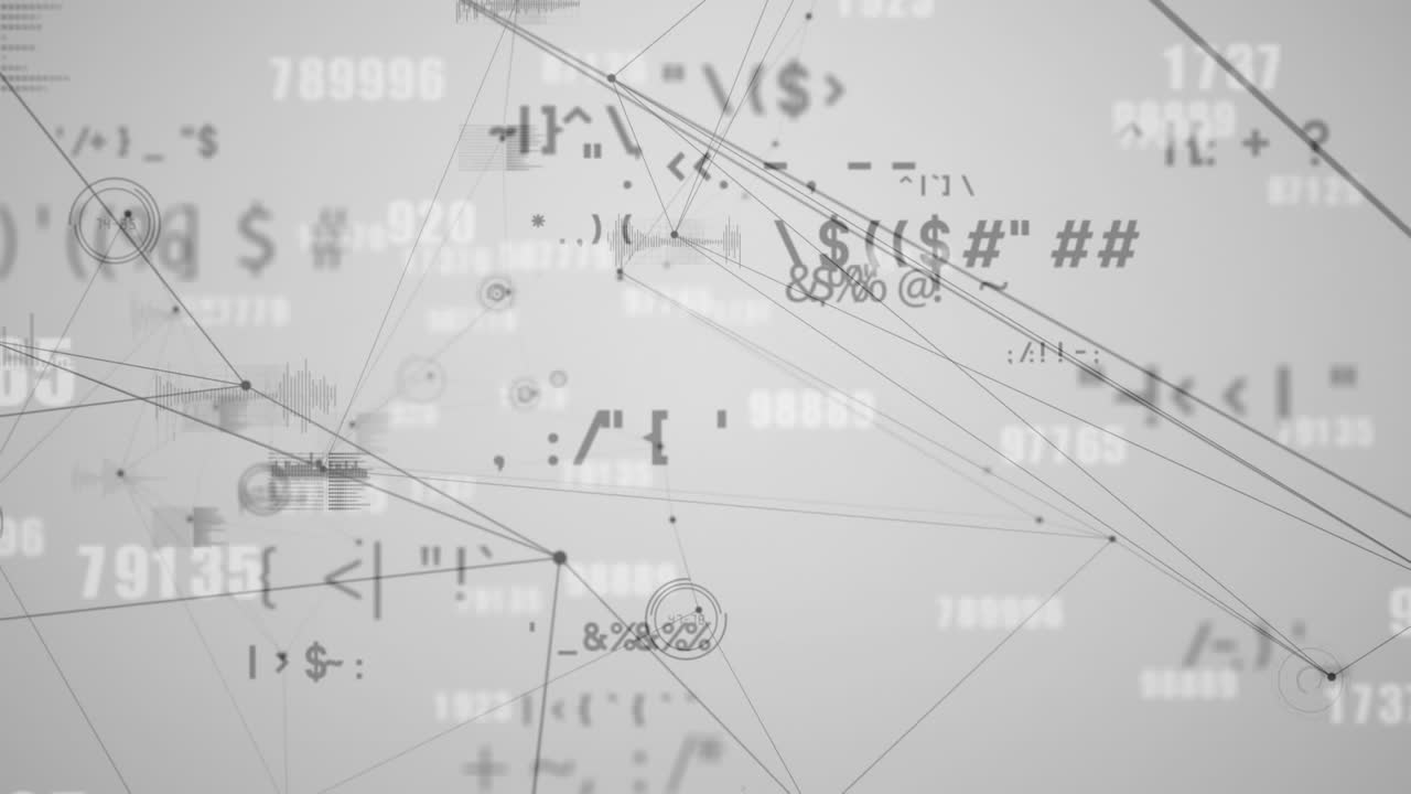 Animation of network of connections