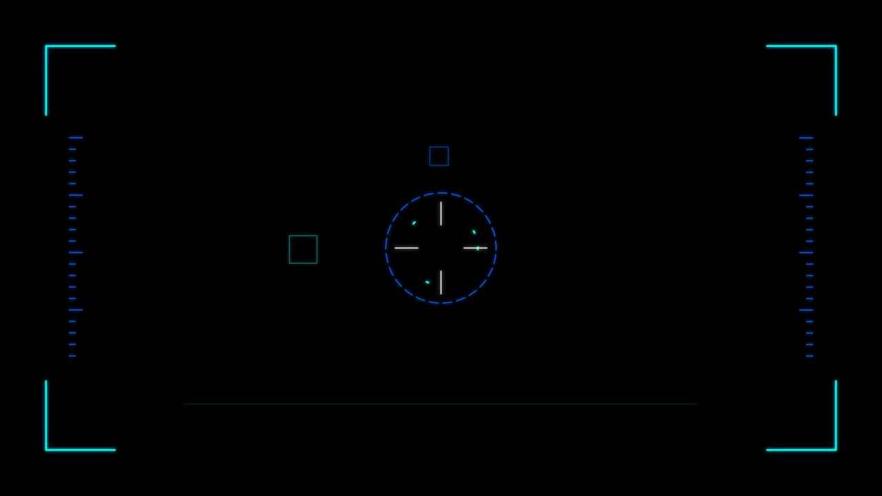Digital Camera Viewfinder Interface with Moving Focus Reticle
