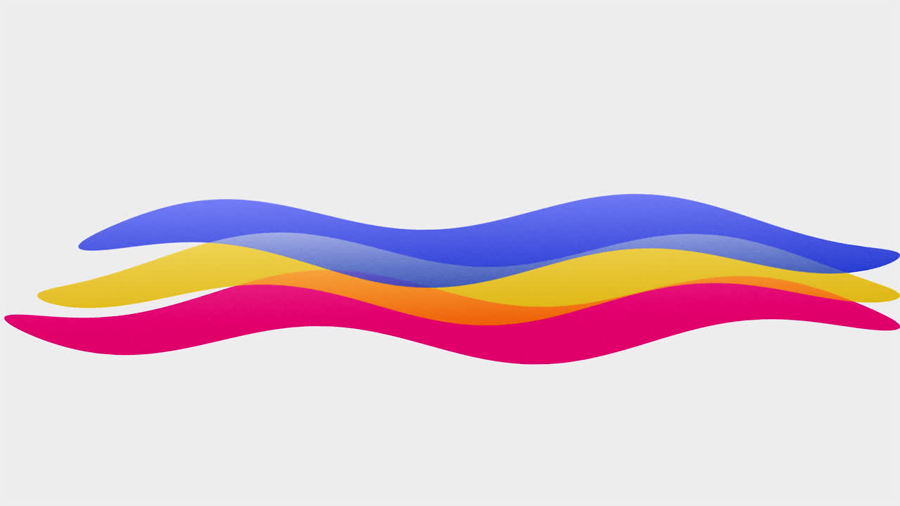 diseño de ondas abstractas y coloridas