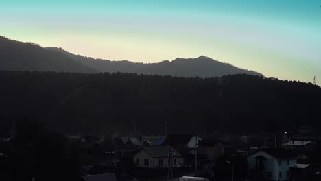 Sunset-in-the-village-time-lapse