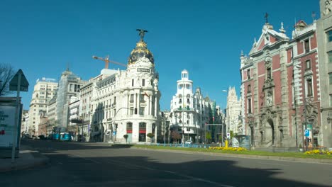 granvia with empty alcala street