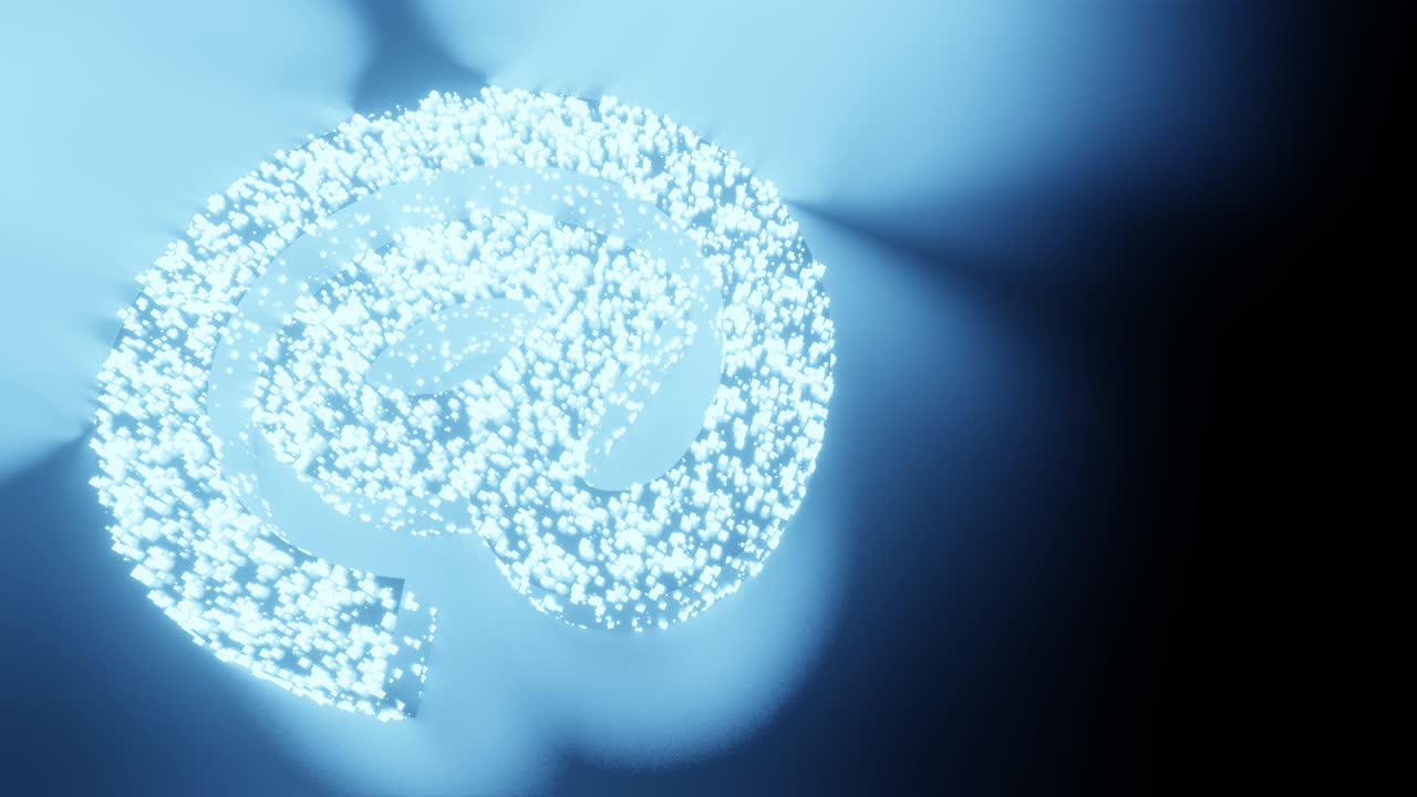 퓨처리즘 입자 3d 렌더링 큐브 다각형 패턴, 소셜 네트워크, 인터넷 연결 기술, 검은색 배경의 개념 디자인, 복사 공간과 함께 4k 애니메이션