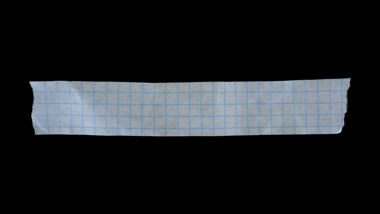 Krøllet grafpapir udfolder sig på sort baggrund