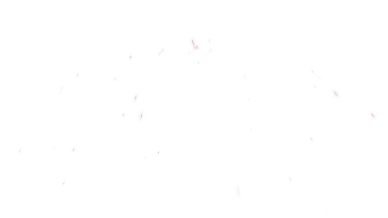Abstract Red Organic Pattern Spreading on White Background