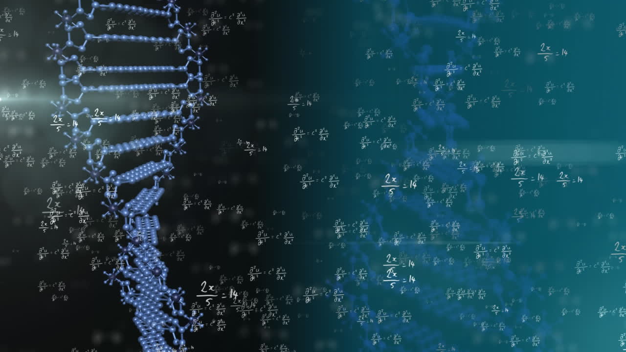 Animation of math equations and DNA