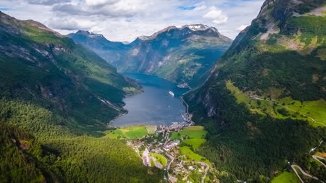 geiranger fjord, beautiful nature norway.