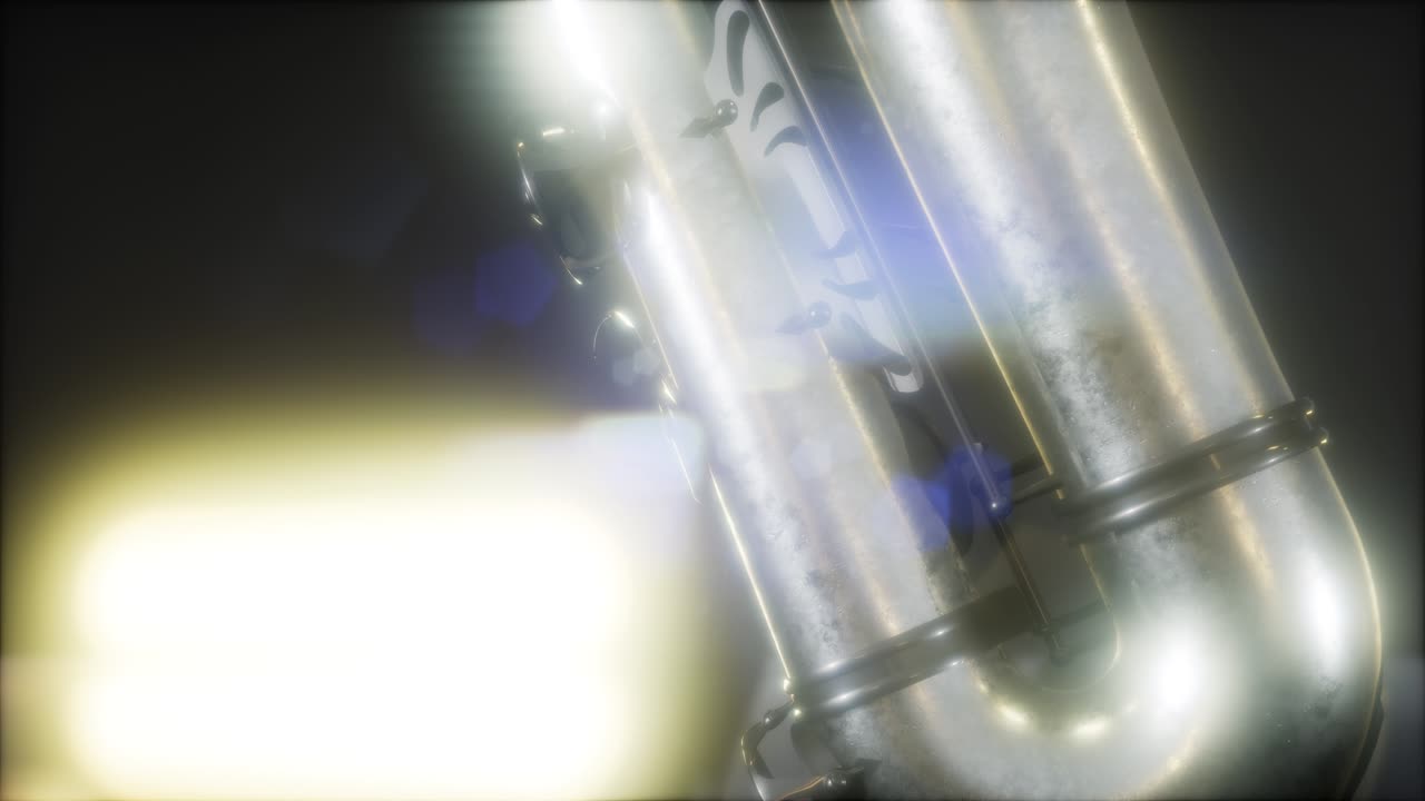 saxofón de cerca instrumento de jazz