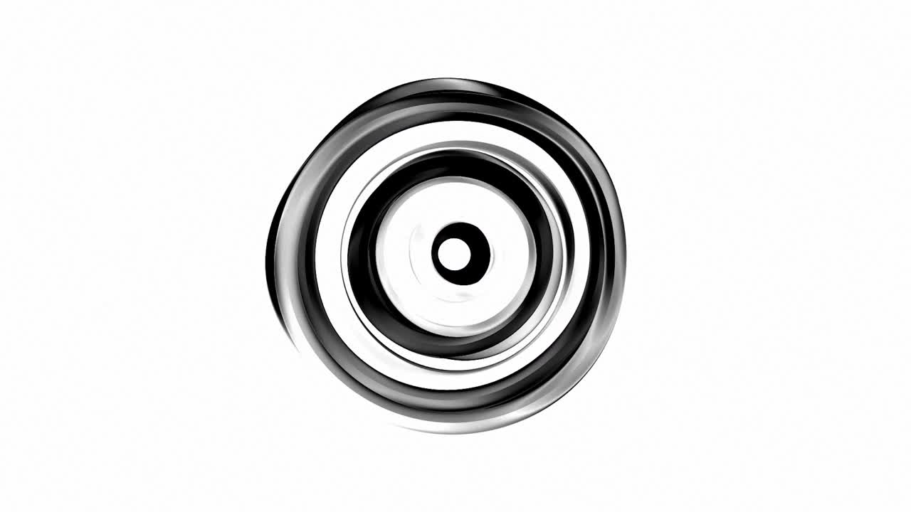 patrón circular abstracto en escala de gris