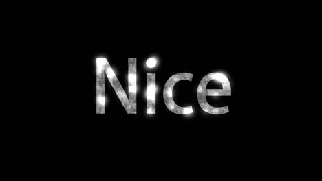 nice text animation message motion graphics