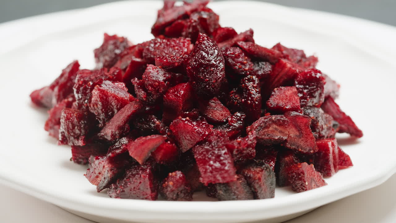 Chopped Cooked Beets