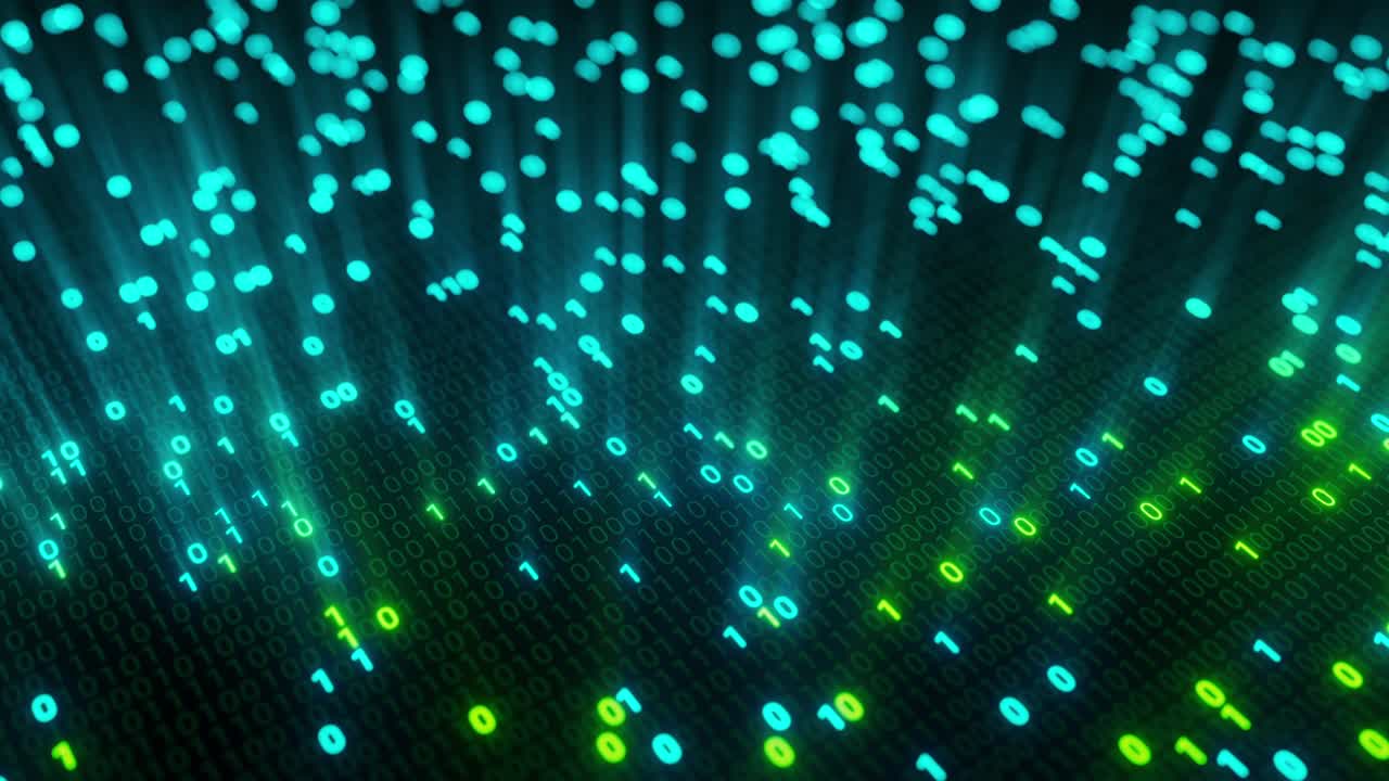 Futuristic data stream, Digital flow. Dynamic pattern with power rays and light.Data transferring. Information concept. Technology background.